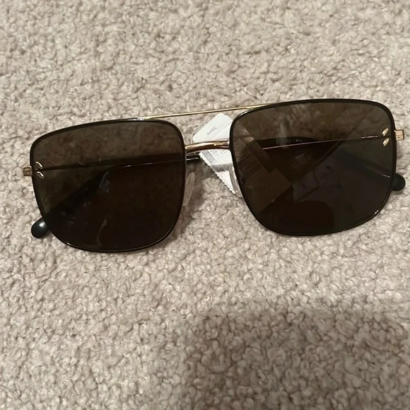 STELLA MCCARTNEY SQUARE ‘AVIATOR’ SUNGLASSES Stella McCartney Pilot Square Sunglasses, 57mm | Bloomingdale main image 4
